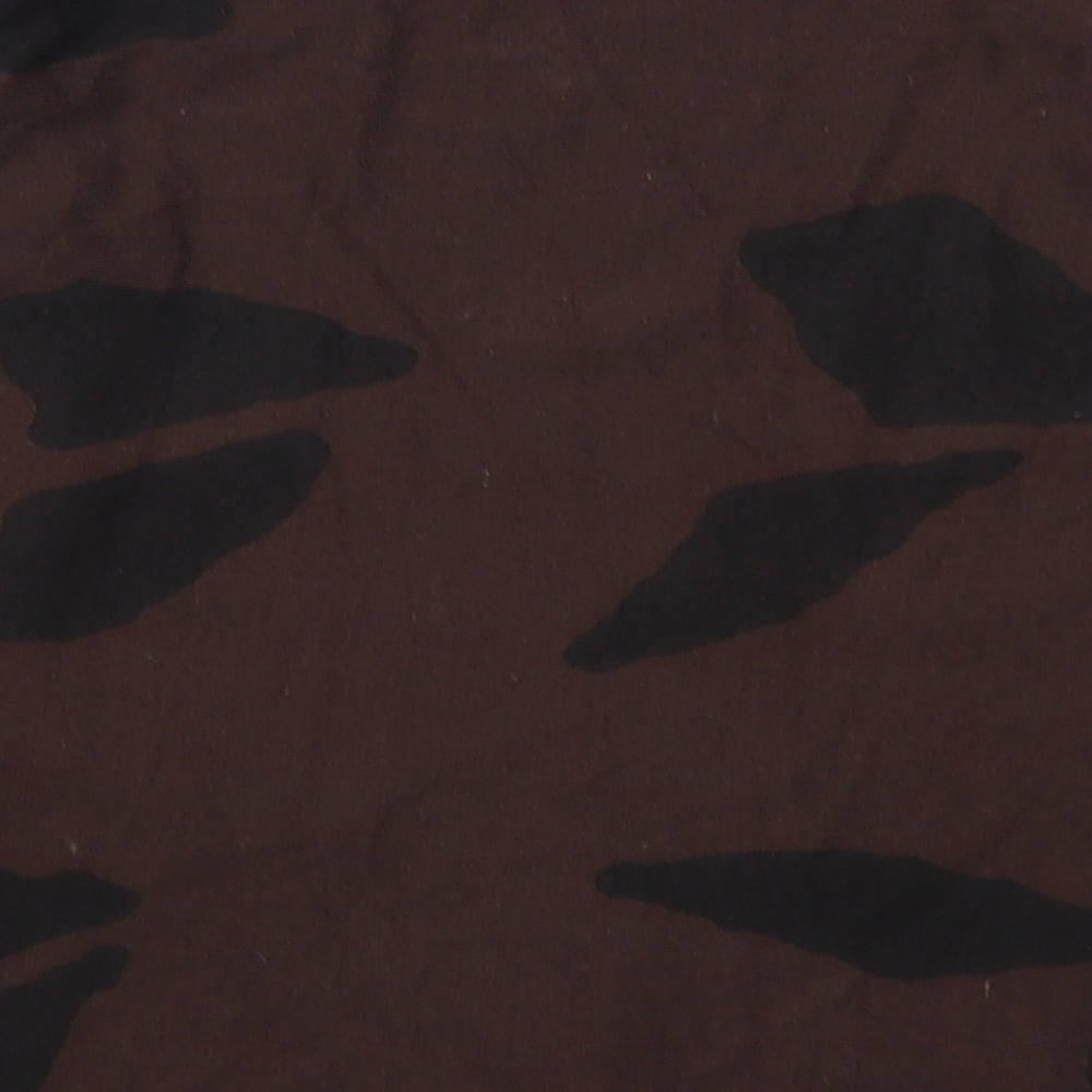 Bitte kai rand Womens Brown Animal Print  Pullover Jumper Size M