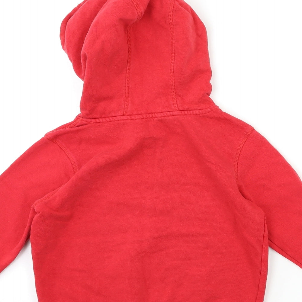 George Boys Red   Pullover Hoodie Size 6-7 Years