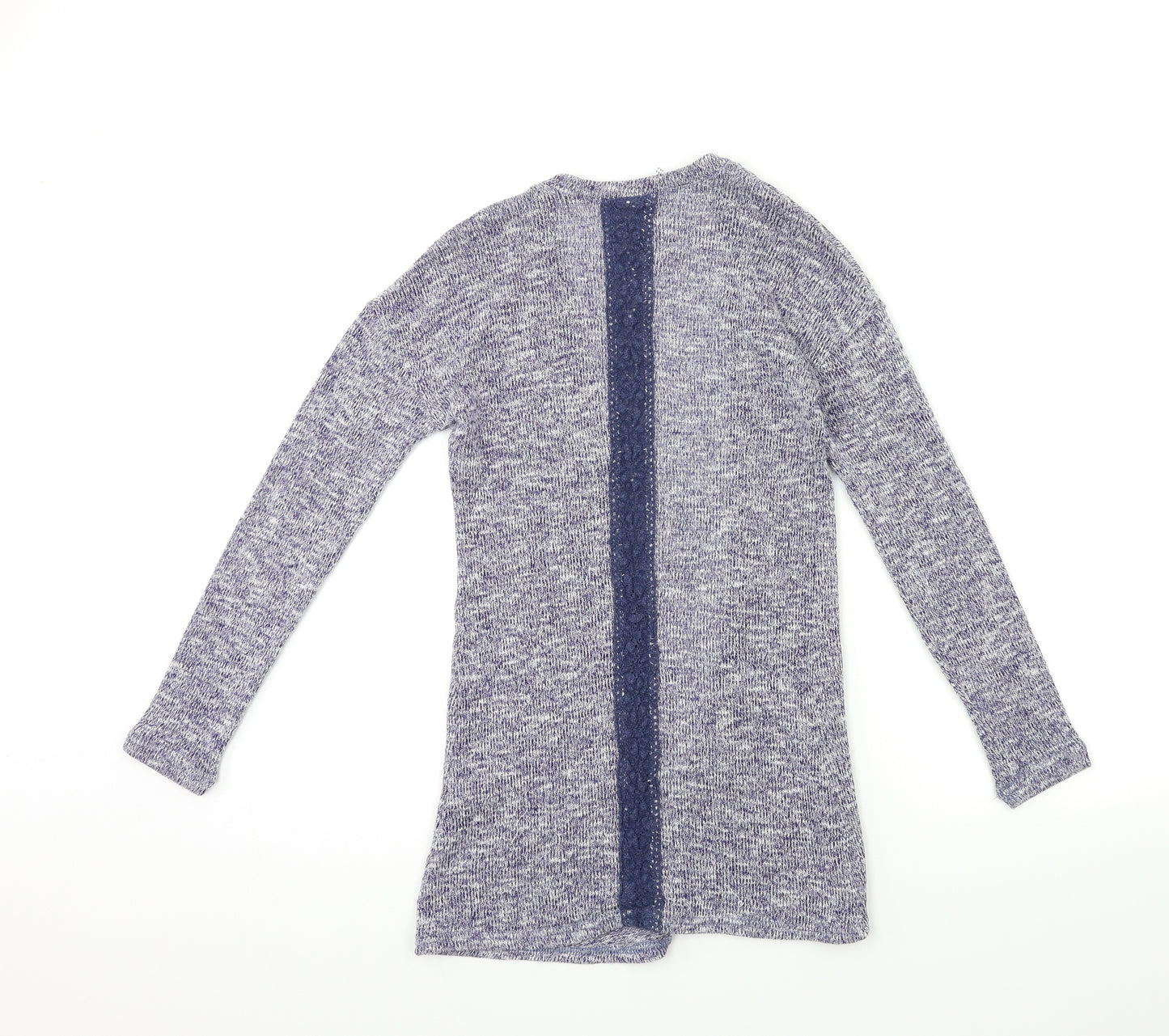 Red Womens Blue  Knit Cardigan Jumper Size 8