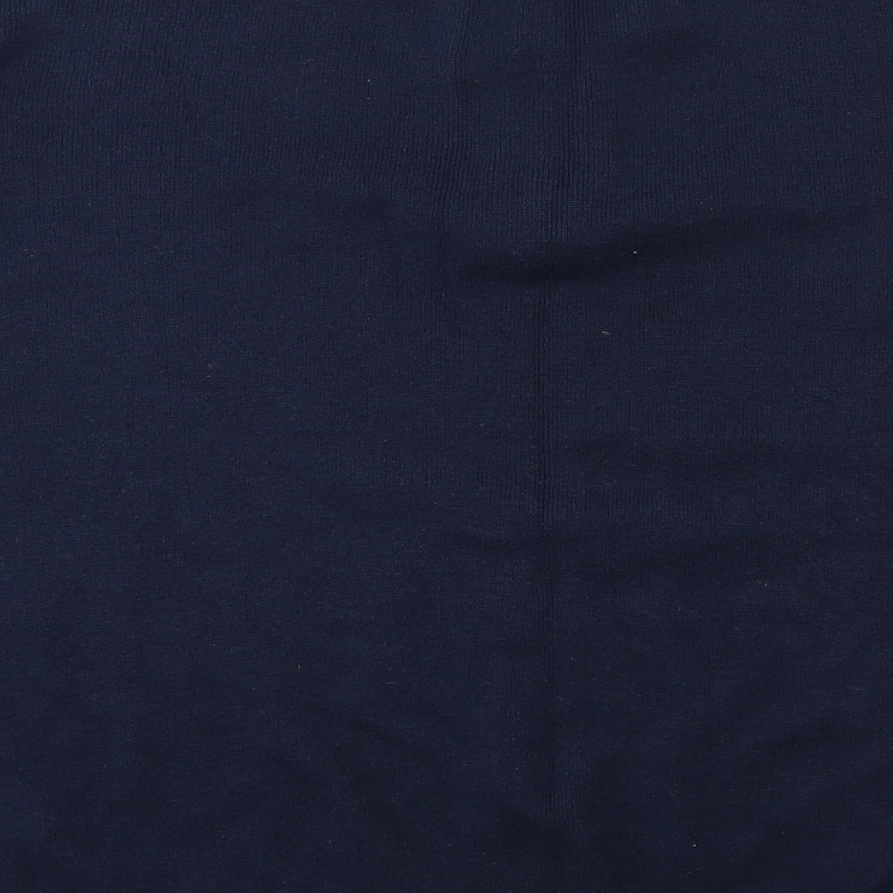 Easy Mens Blue  Knit Pullover Jumper Size XL