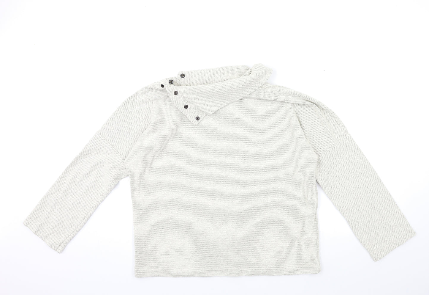 Zara Womens Beige  Knit Pullover Jumper Size M