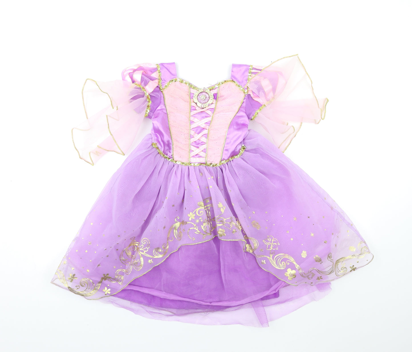 Disney Girls Purple   Tutu Dress  Size 3 Years