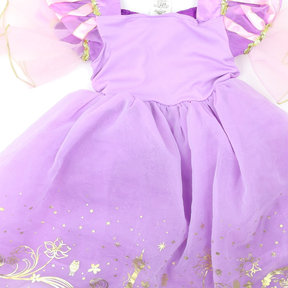 Disney Girls Purple   Tutu Dress  Size 3 Years