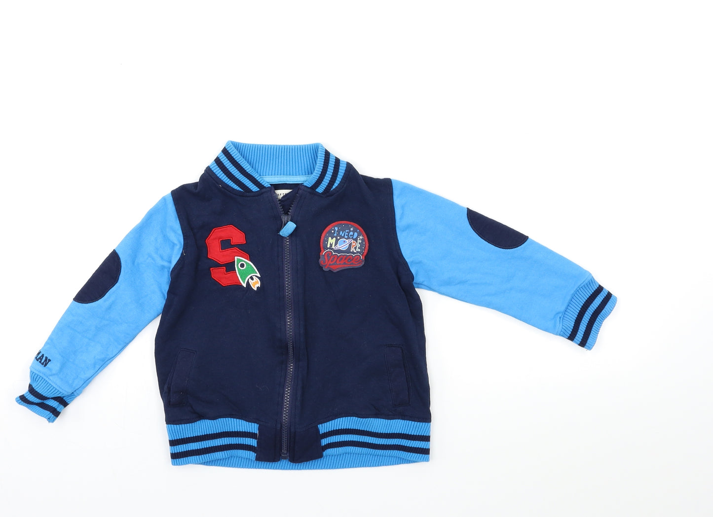 Crafted Boys Blue   Jacket  Size 3-4 Years