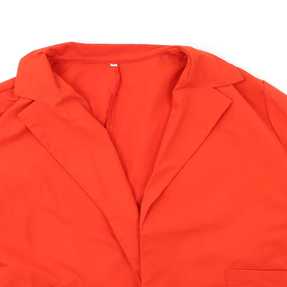 Preworn Womens Red   Jacket Blazer Size 2XL