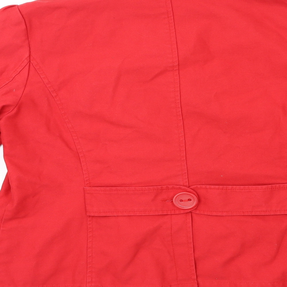 Cherokee Womens Red   Jacket  Size 16