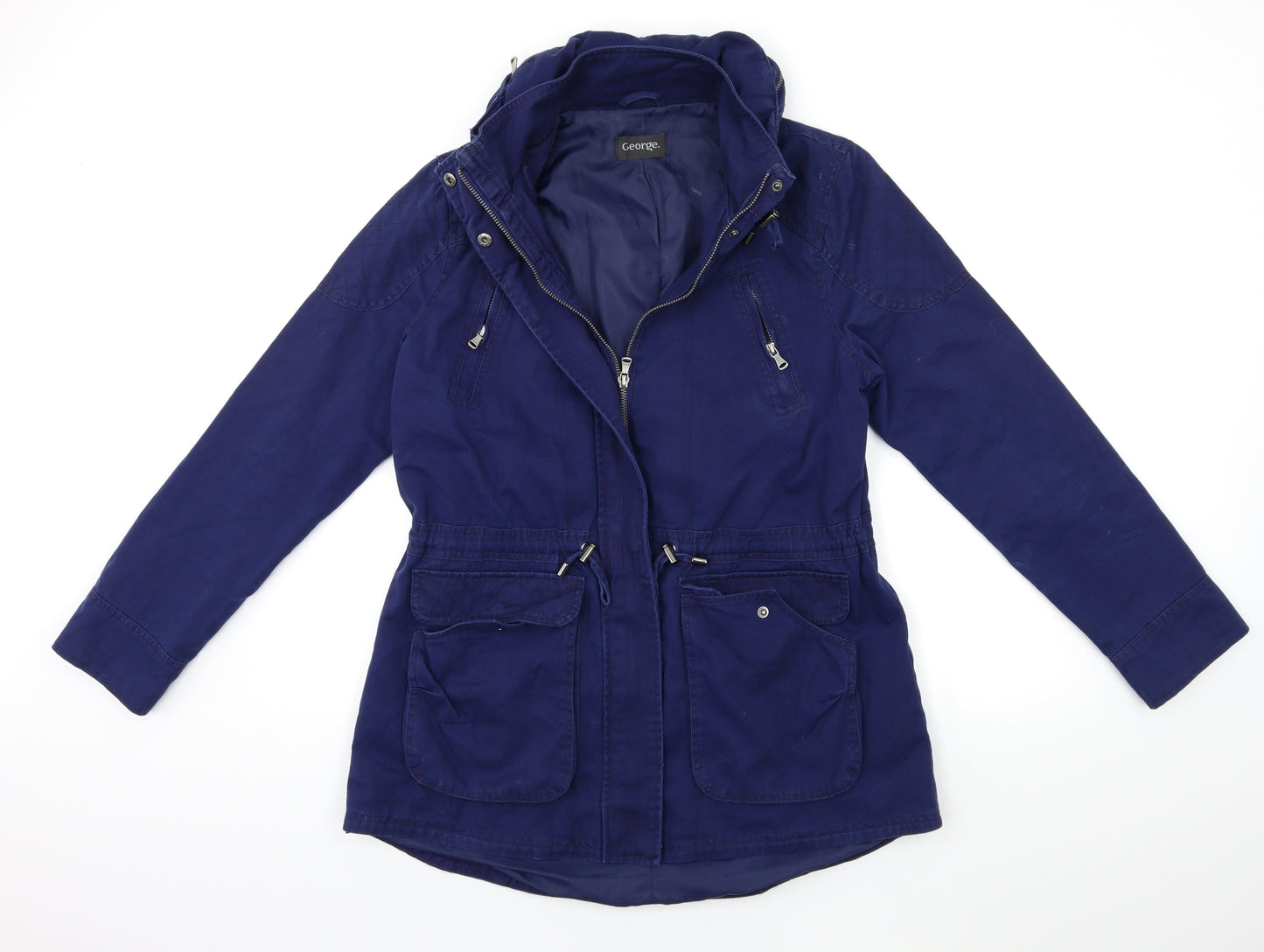 George Womens Blue   Jacket Coat Size 12