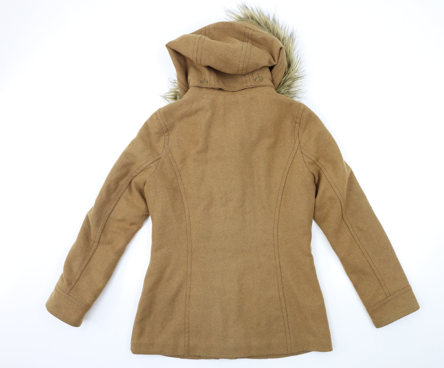 H&M Womens Brown   Parka Coat Size 12