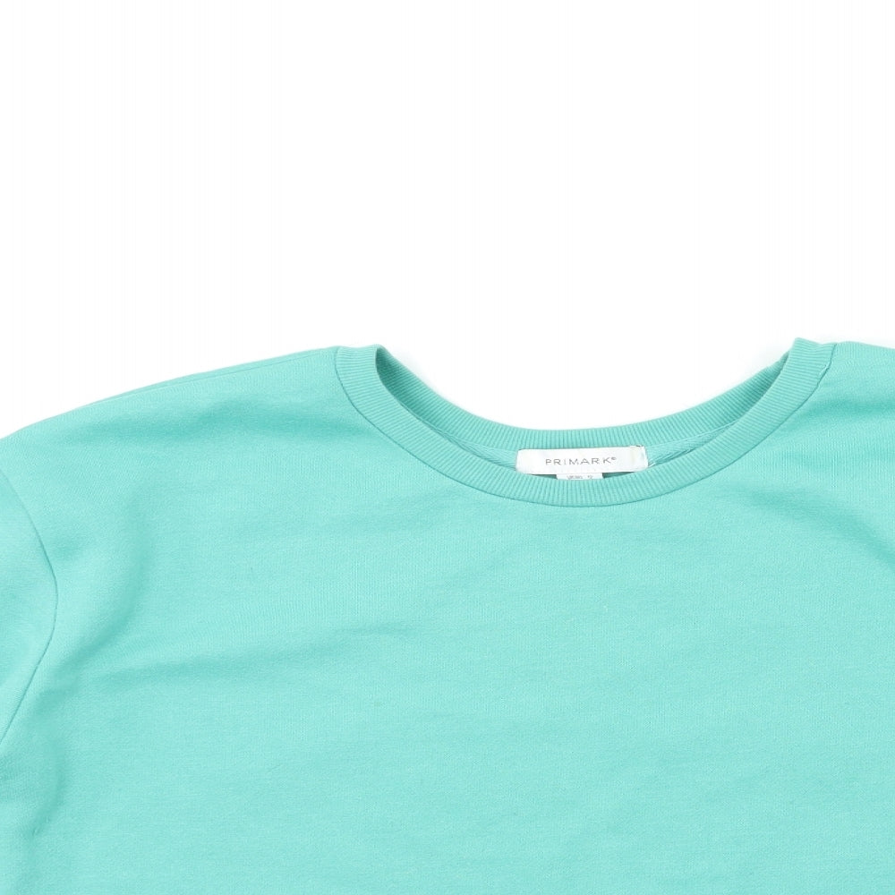 Primark Womens Green   Pullover Sweatshirt Size 12