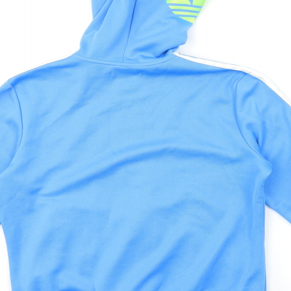 adidas Womens Blue   Full Zip Hoodie Size 14