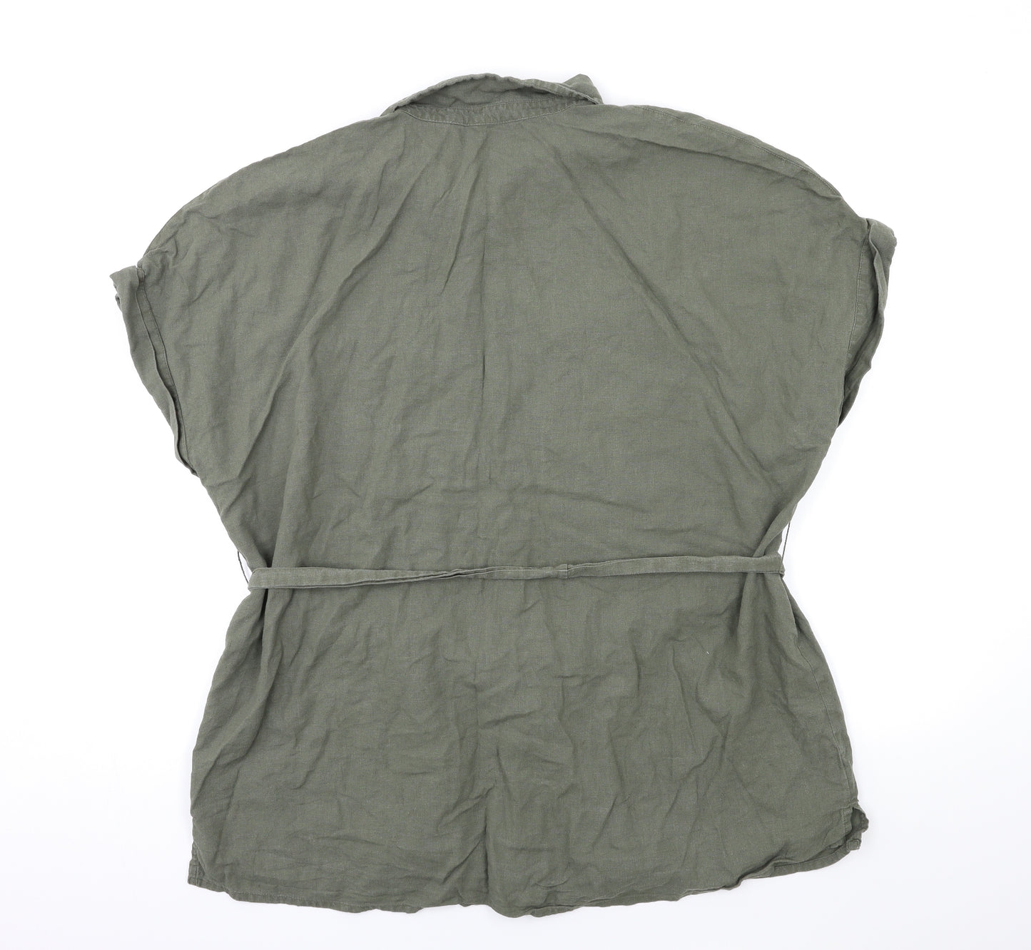 TU Womens Green   Basic Button-Up Size 22