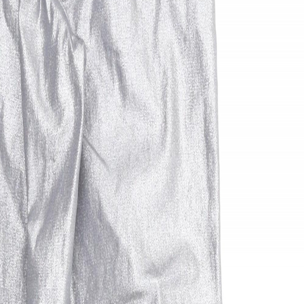 H&M Womens Silver   Trousers  Size 26 in L29 in