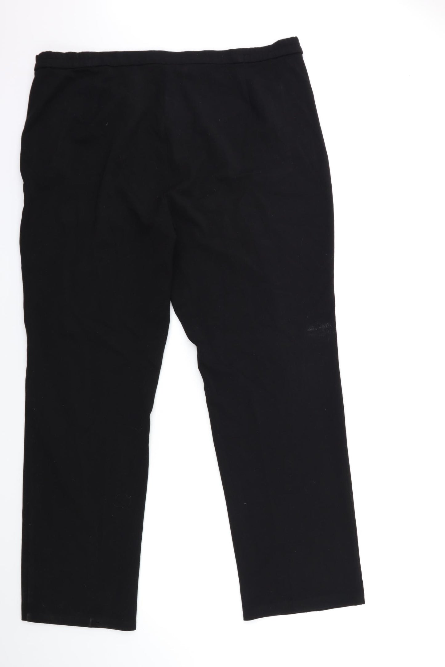Marks and Spencer Womens Black   Trousers  Size 18 L23 in