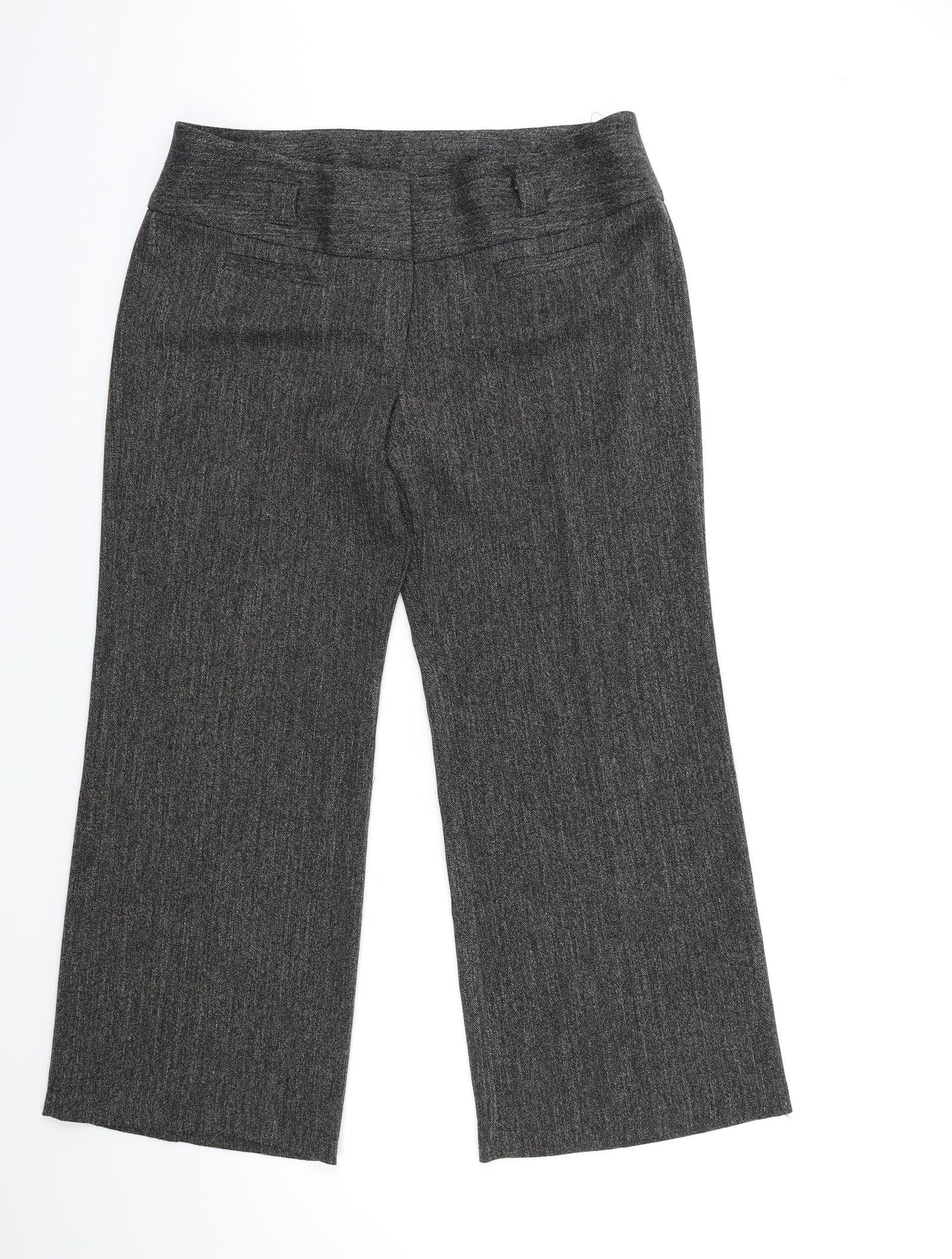Dorothy Perkins Womens Grey   Trousers  Size 34 in L27 in