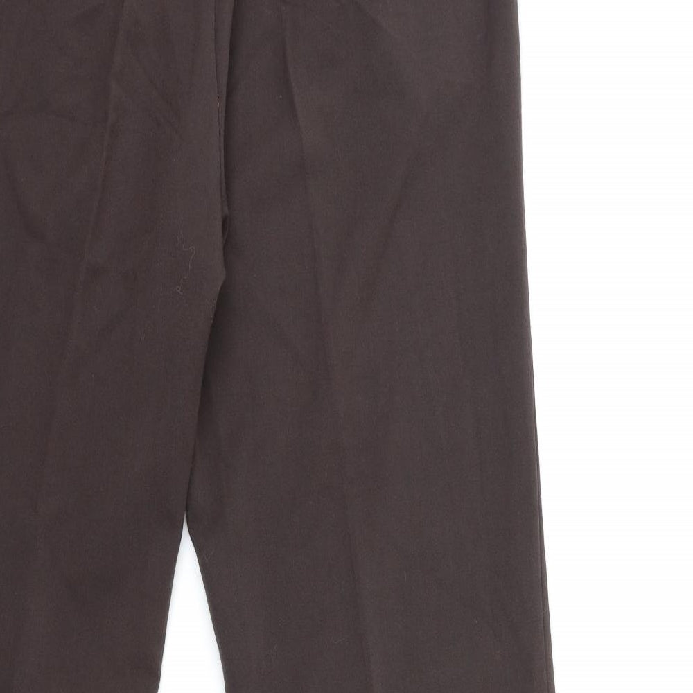 Oscar B Womens Brown   Trousers  Size 14 L30 in