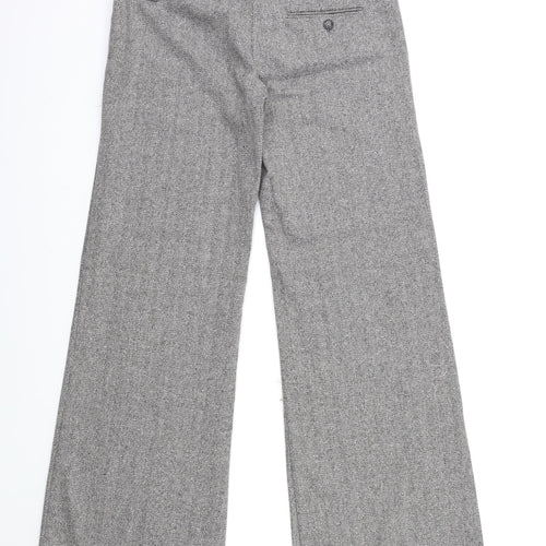Topshop Womens Grey   Trousers  Size 12 L30 in