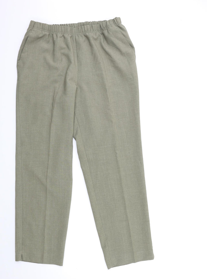 Stark Womens Brown Trousers Size 32 in L28 in