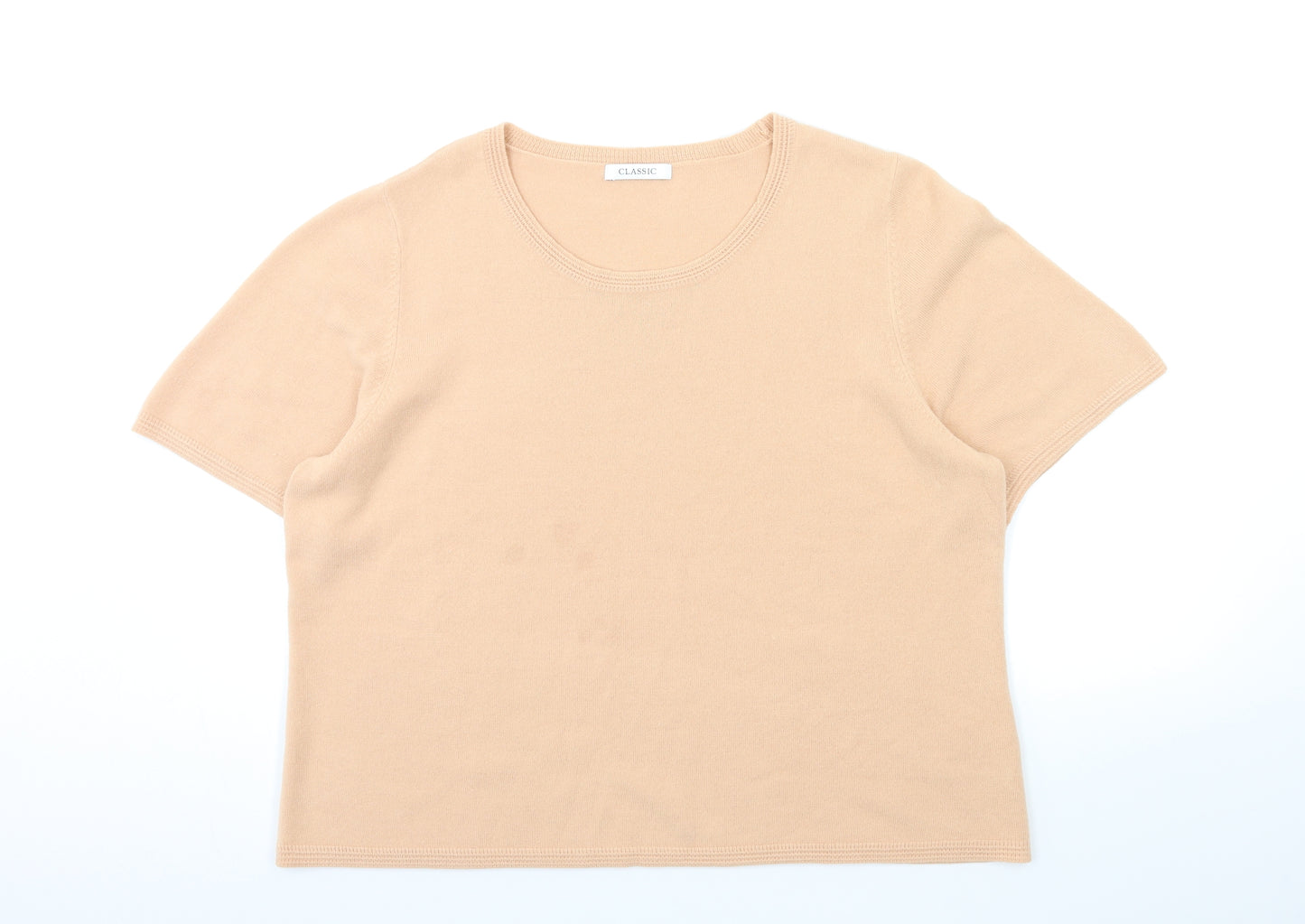 Marks and Spencer Womens Pink  Knit Pullover Jumper Size 20