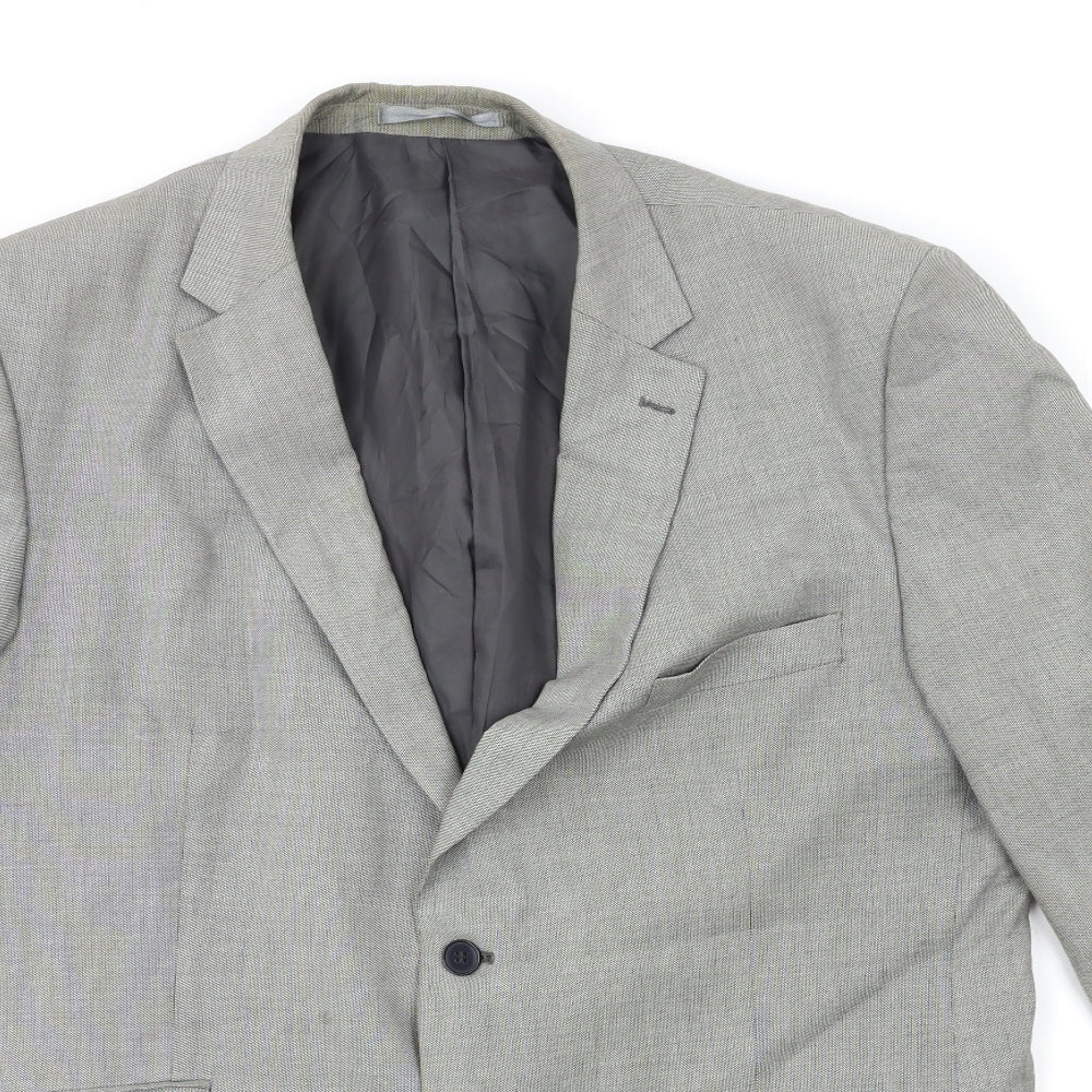 Burton Mens Grey   Jacket Suit Jacket Size 46