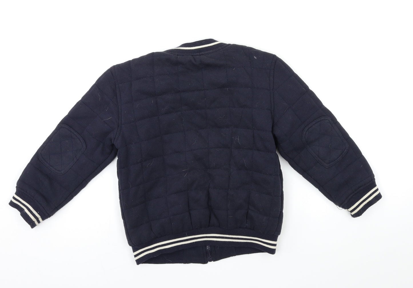 Primark Boys Blue   Bomber Jacket Coat Size 6-7 Years