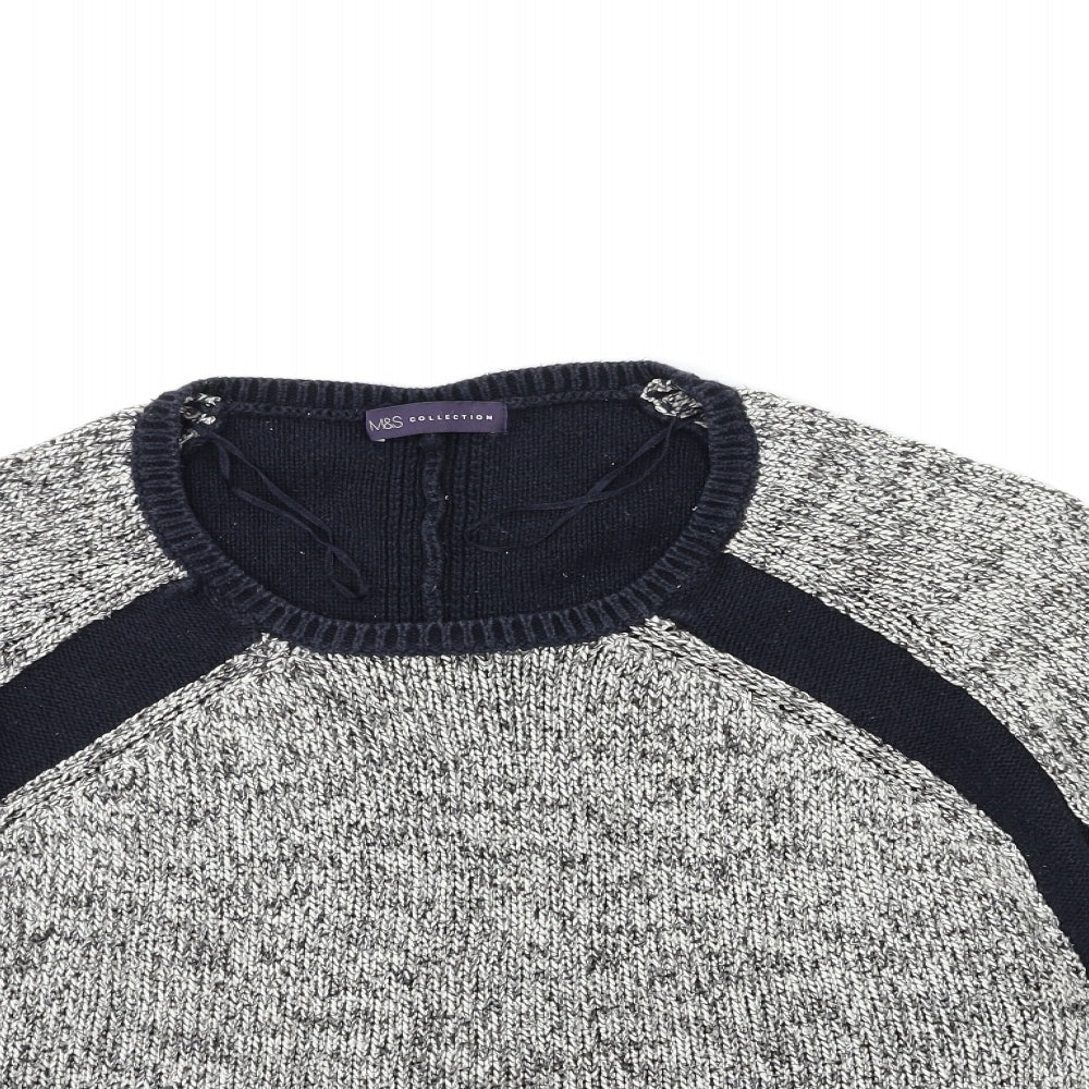 Marks and Spencer Womens Blue  Knit Pullover Jumper Size 14