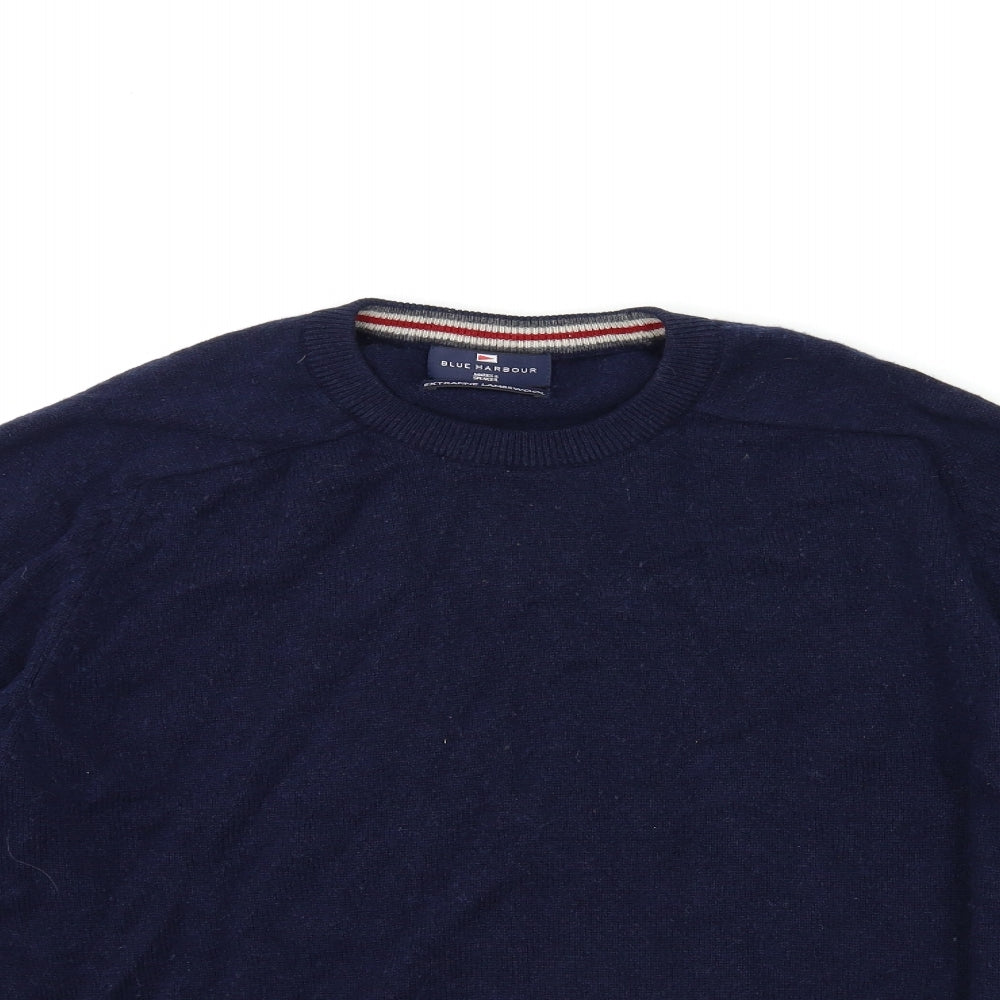 Marks and Spencer Mens Blue  Knit Pullover Jumper Size M