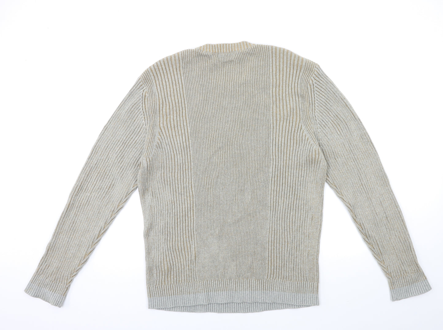 French Connection Mens Grey  Knit Pullover Jumper Size L