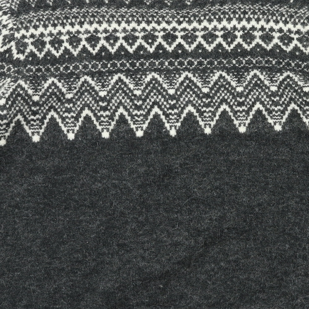 Burton Mens Black  Knit Pullover Jumper Size L