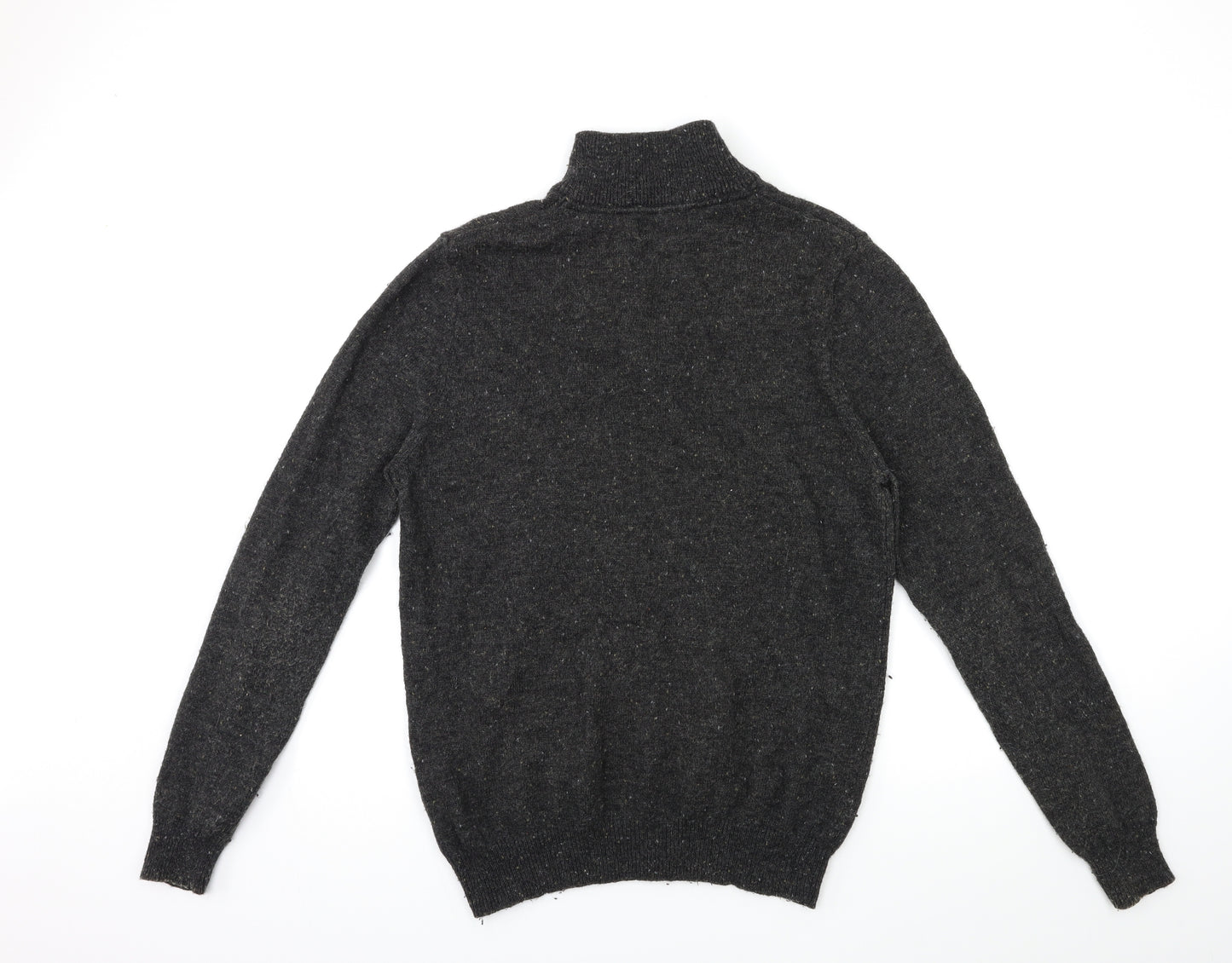 TU Mens Black  Knit Pullover Jumper Size M