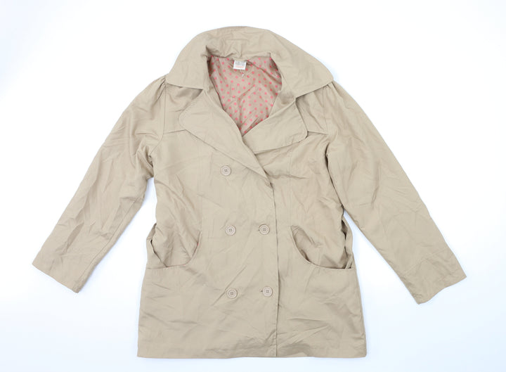 La Redoute Womens Brown   Overcoat Coat Size 14