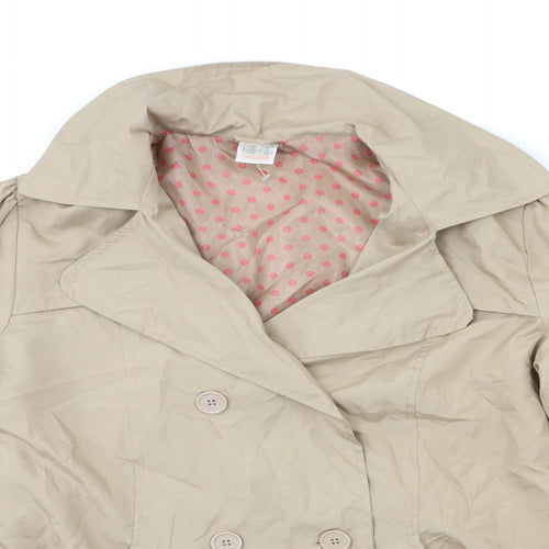 La Redoute Womens Brown   Overcoat Coat Size 14