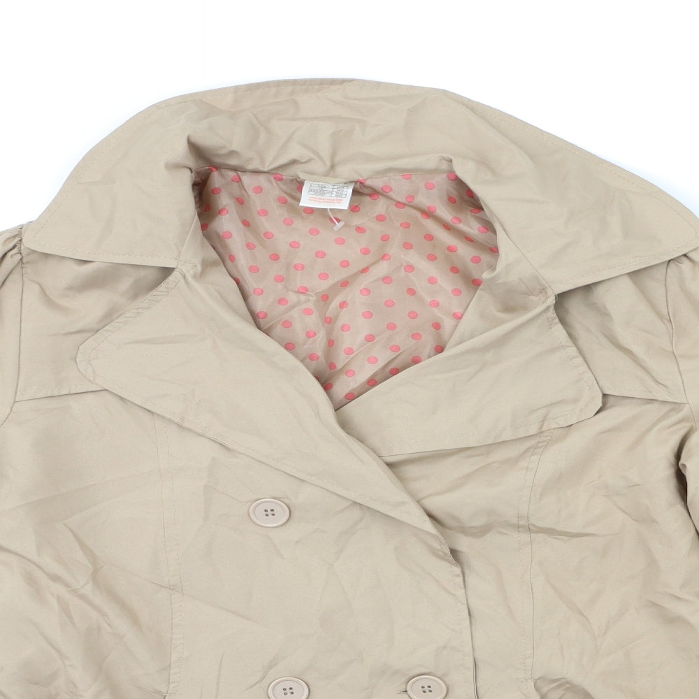 La Redoute Womens Brown   Overcoat Coat Size 14