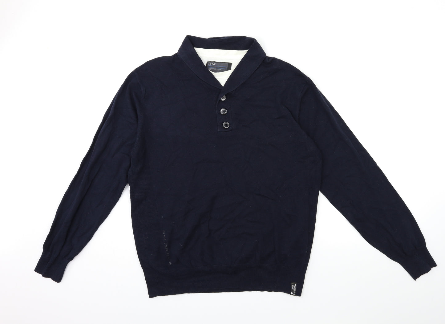 NEXT Mens Blue  Knit Pullover Jumper Size L