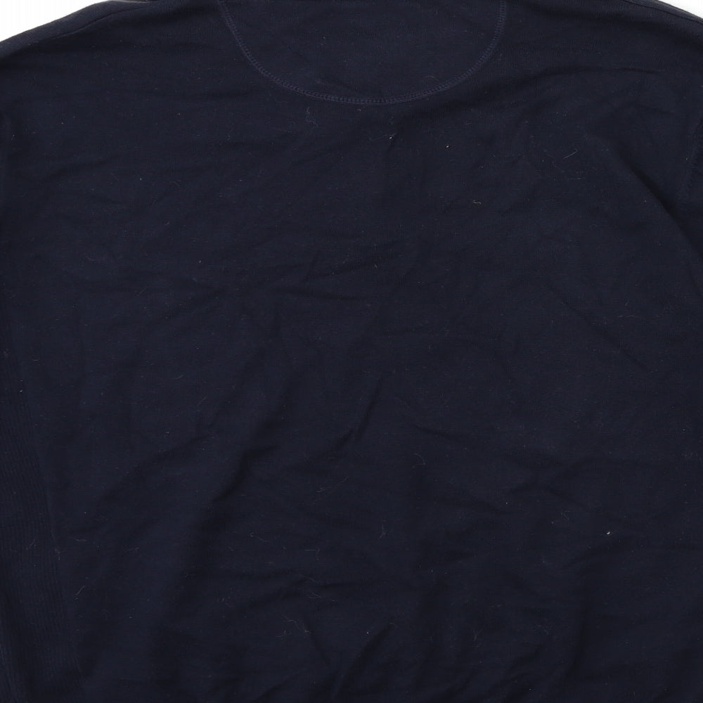 NEXT Mens Blue  Knit Pullover Jumper Size L