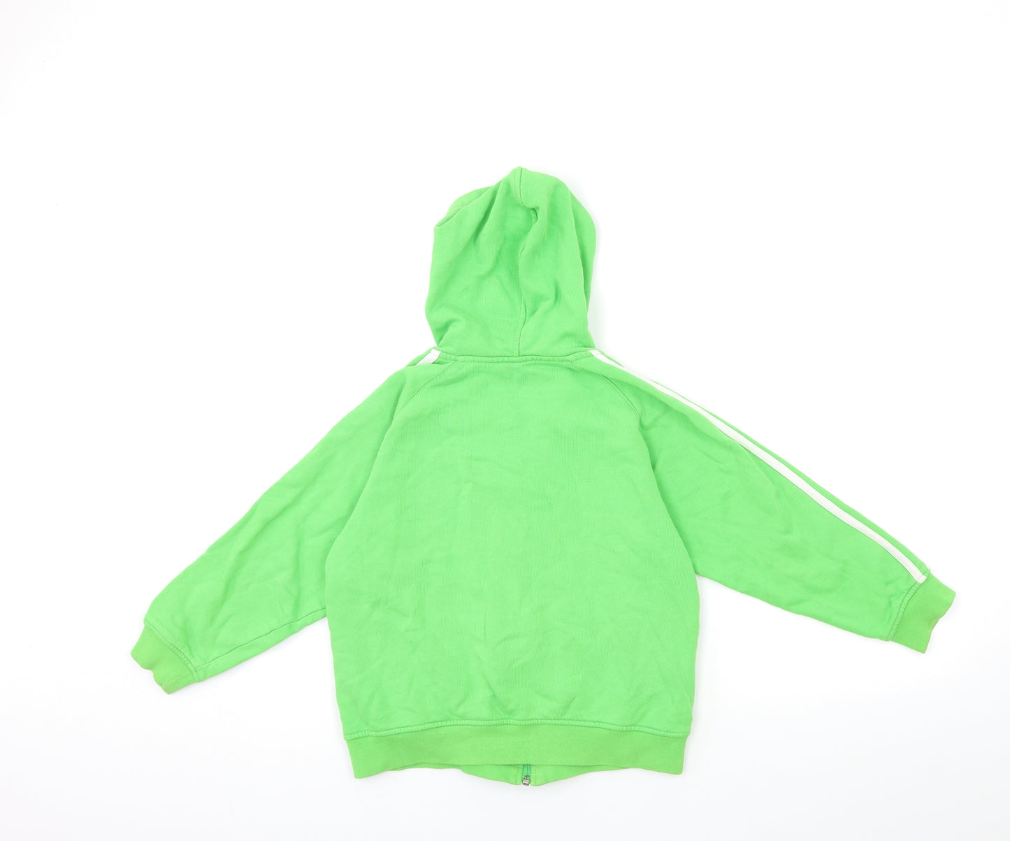 adidas Boys Green   Full Zip Hoodie Size 8-9 Years