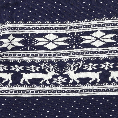 Boohoo Womens Black Striped Knit Pullover Jumper Size S