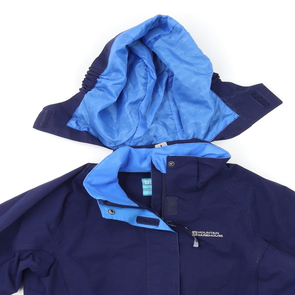 Mountain Warehouse Boys Blue   Rain Coat Coat Size 11-12 Years