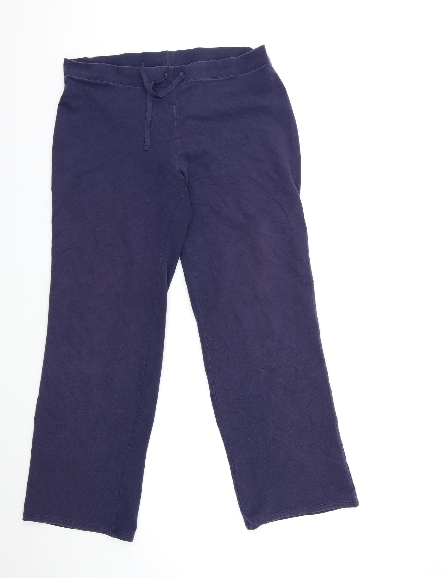 Marks and Spencer Womens Blue   Trousers  Size 14 L30 in