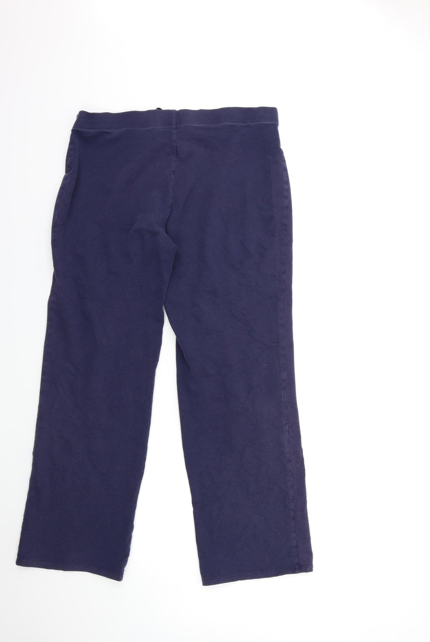 Marks and Spencer Womens Blue   Trousers  Size 14 L30 in