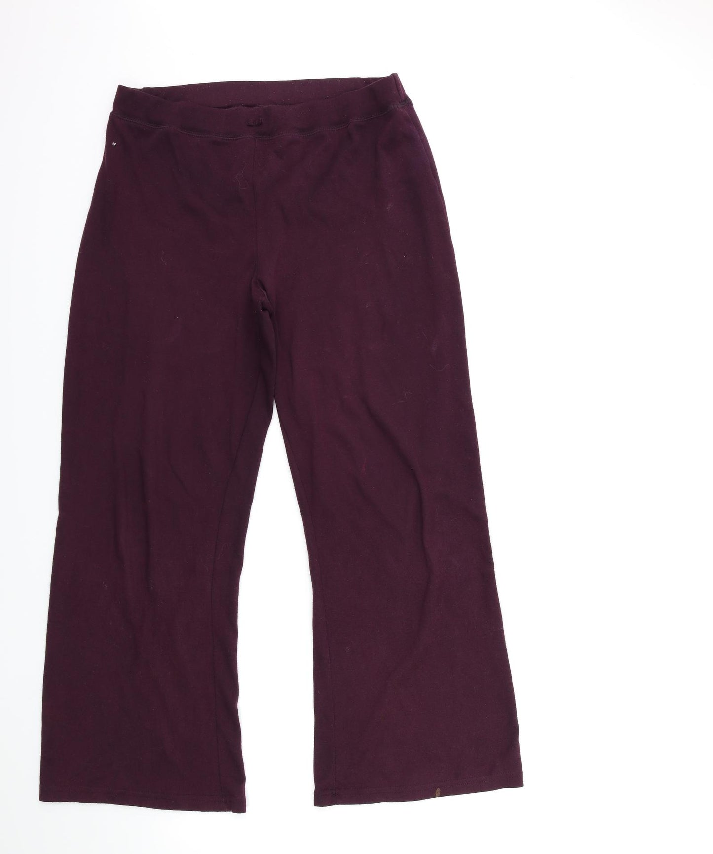 Marks and Spencer Womens Purple   Trousers  Size 16 L27 in