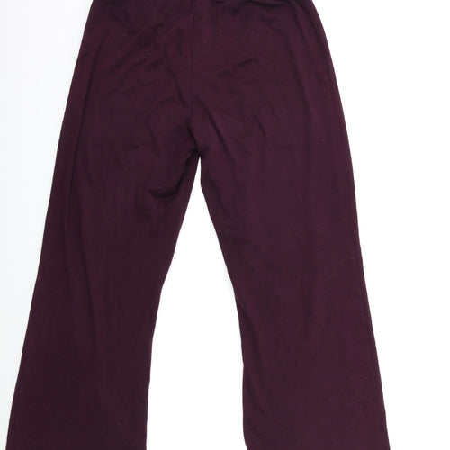 Marks and Spencer Womens Purple   Trousers  Size 16 L27 in
