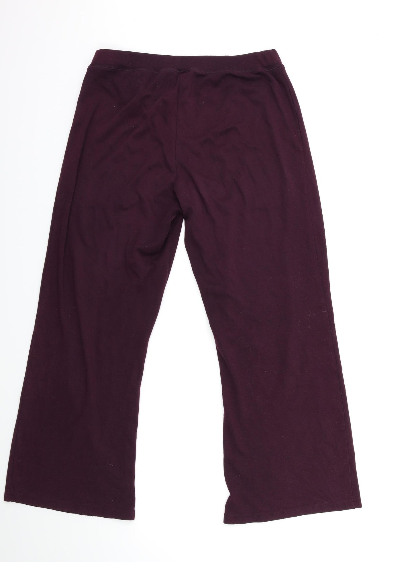 Marks and Spencer Womens Purple   Trousers  Size 16 L27 in