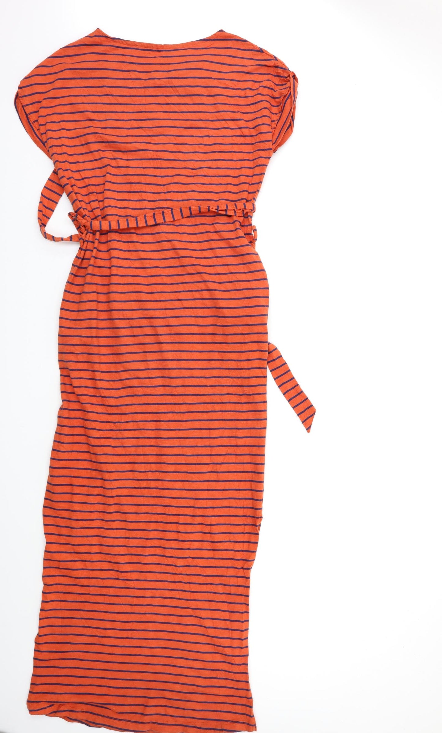 NEXT Womens Orange Striped  Maxi  Size 8