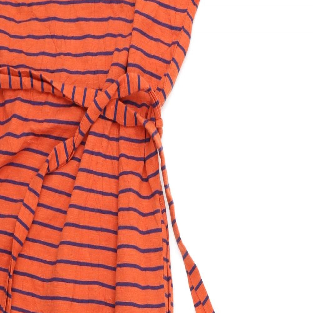 NEXT Womens Orange Striped  Maxi  Size 8