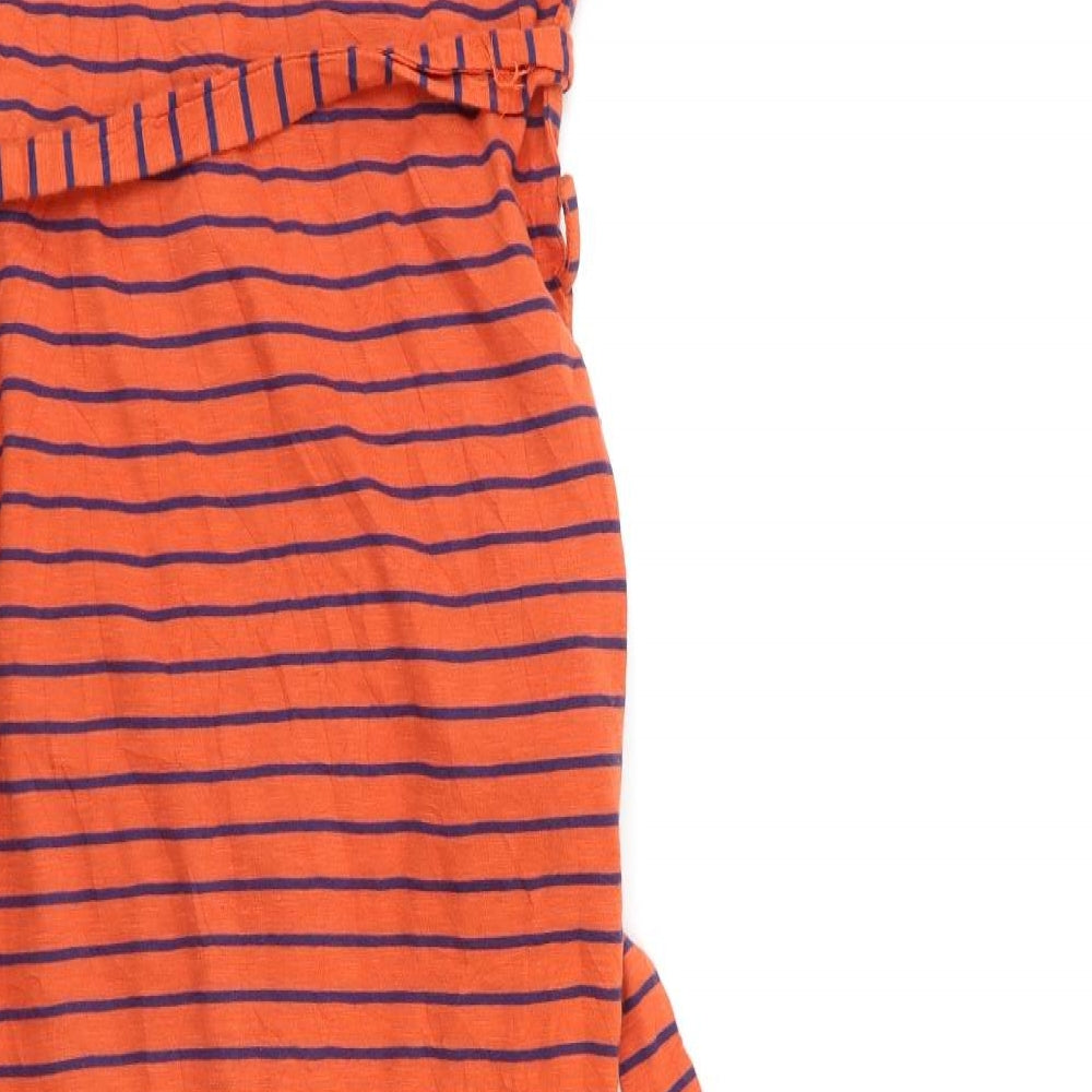 NEXT Womens Orange Striped  Maxi  Size 8