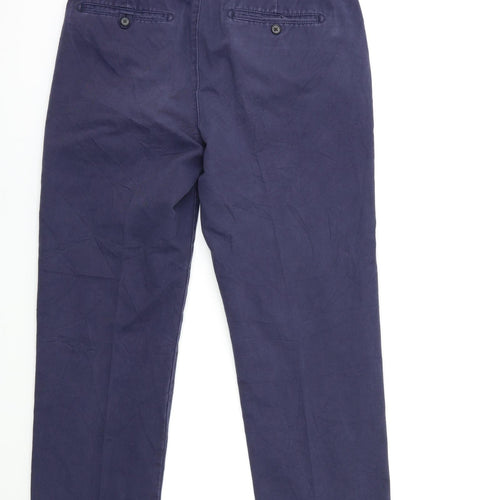 TU Mens Blue   Chino Trousers Size 32 in L30 in