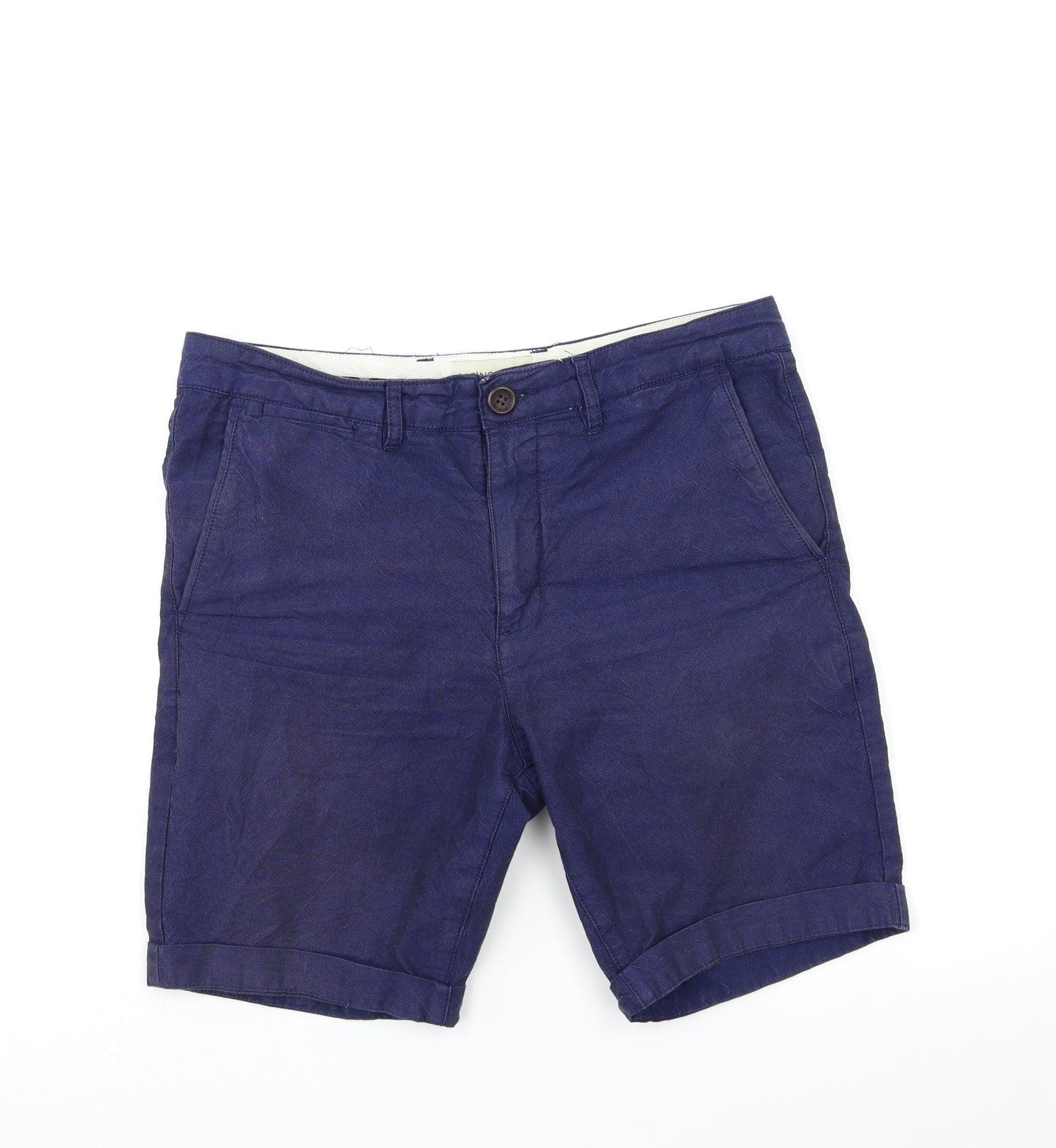 Racing Green Mens Blue   Chino Shorts Size 32 in