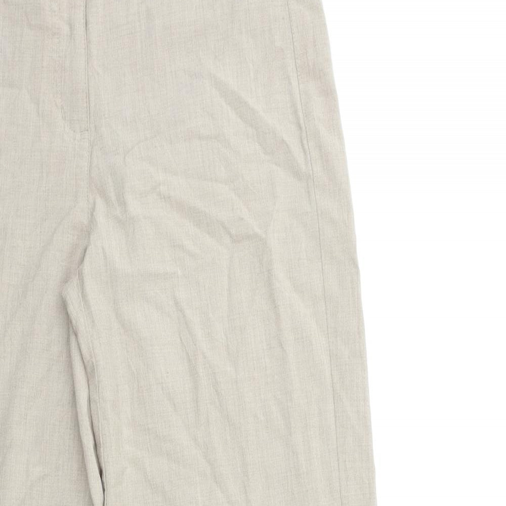 Per Una Womens Beige   Trousers  Size 10 L28 in