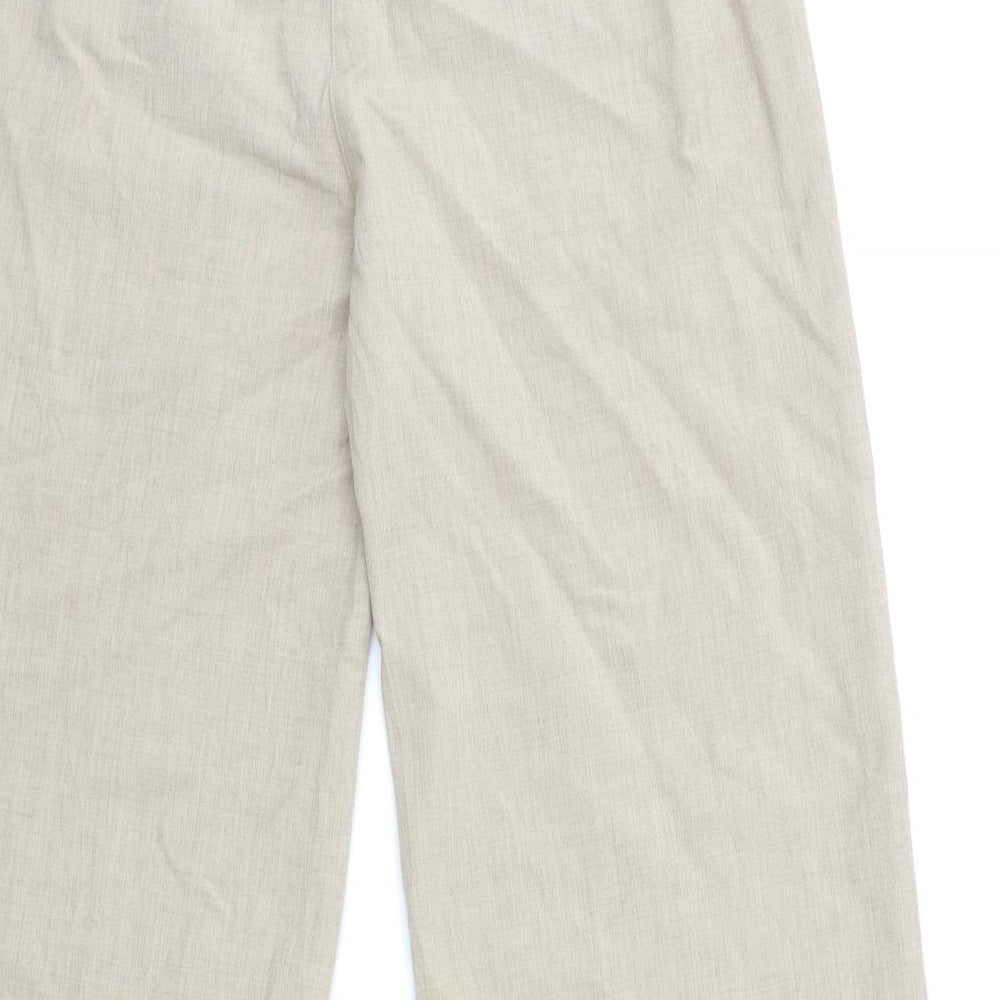 Per Una Womens Beige   Trousers  Size 10 L28 in