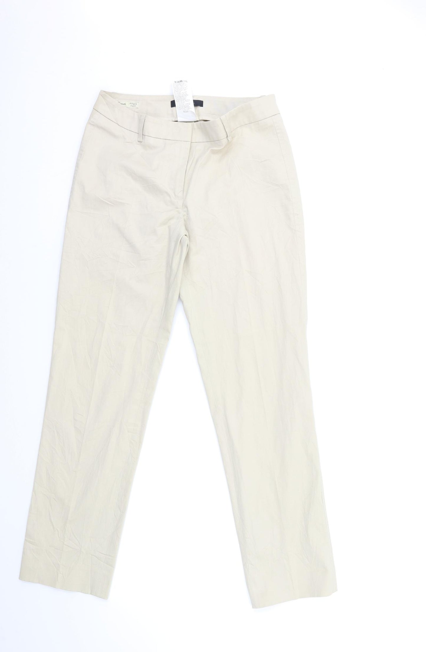 Max Mara Womens Beige   Trousers  Size 10 L29 in